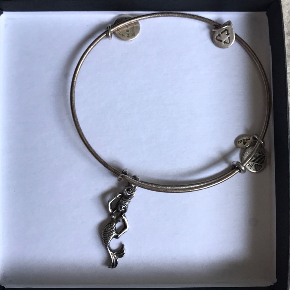 Alex and Ani mermaid and seashell bracelet